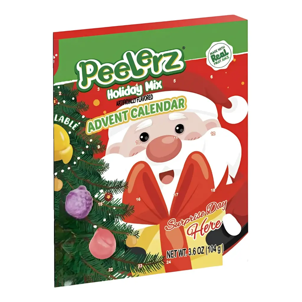 CANDY AMOS 140 GR PEELERZ GUMMY ADVENTURE CALENDAR CHRISTMAS