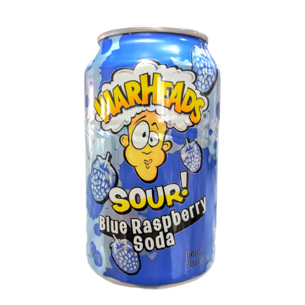 BEVER WARHEADS 330 ML SOUR SODA BLUE RASPBERRY (PFAND) (DE)