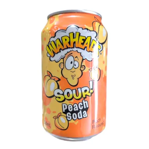 [24913] BEVER WARHEADS 330 ML SOUR SODA PEACH (PFAND)
